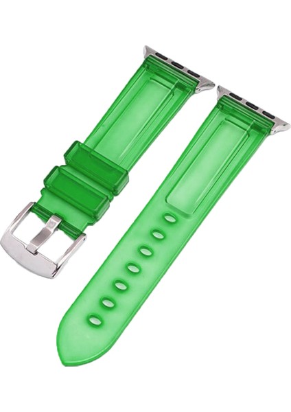 Apple Watch 42-44MM Krd-23 Transparent Yeşil K