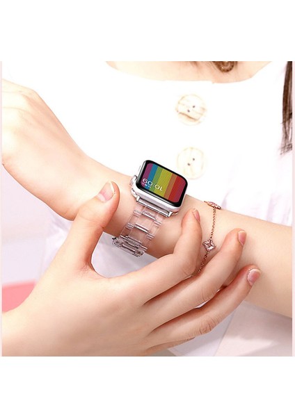 Apple Watch 38-40MM Krd-22 Candy Leylak Kordon modelleri