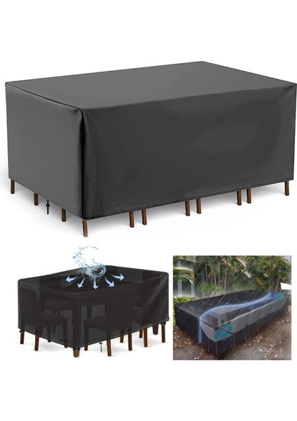 Bahçe Mobilya Koruma Örtüsü Branda 210X160X80 cm Su Geçirmez
