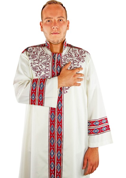 Imam Cübbesi - Namaz Cübbesi - Erkek Namaz Elbisesi - 15