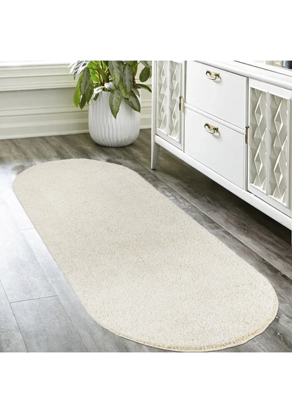 Home - Krem Shaggy Oval Yolluk