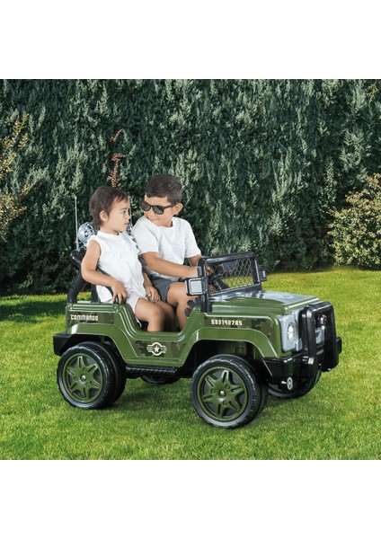 Commando 12 Volt Akülü Araba Jeep