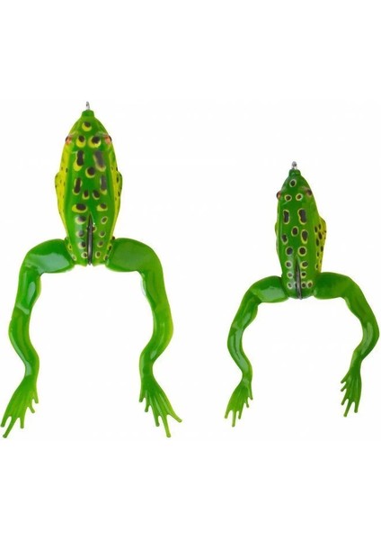 3D Jumping Frog 19 cm 22 gr F Green Suni Yem
