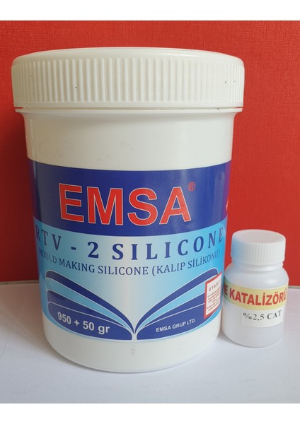 1.sınıf Yüksek Kaliteli Kalıp Silikonu 1000 Gr 10 Shore Beyaz
