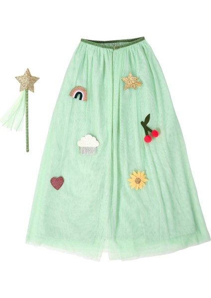 - Icon Cape & Wand - İkonlu Pelerin & Değnek Kostüm