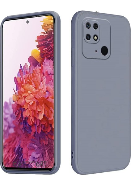 Xiaomi Redmi Poco C40 Uyumlu Kılıf Kamera Lens Korumalı Içi Kadife Silikon Iz Yapmaz Ipeksi His Liquid Renkli Yumuşak Silikon Lansman