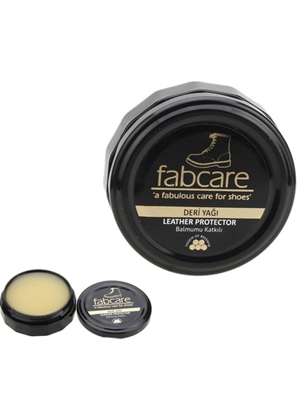 5002 Fabcare Deri Yağı Balmumu Katkılı 50 Ml-Naturel