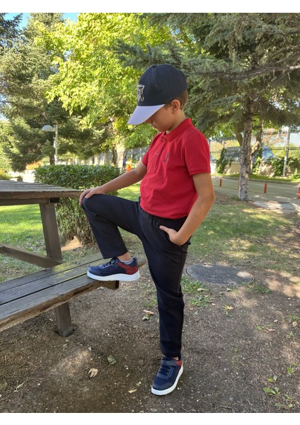 Erkek Çocuk Lacivert Okul Pantolonu modelleri