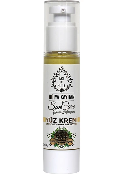 Art De Huile Güneş Koruyucu Yüz Kremi SPF50 50 ml