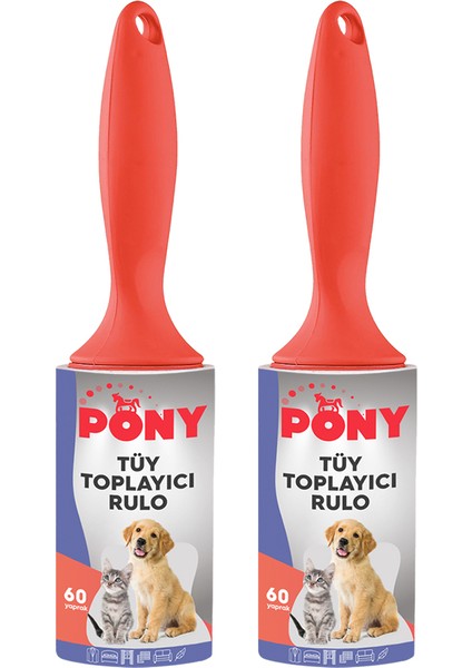 Tüy Toplayıcı Rulo 2 Li Set Kedi Köpek