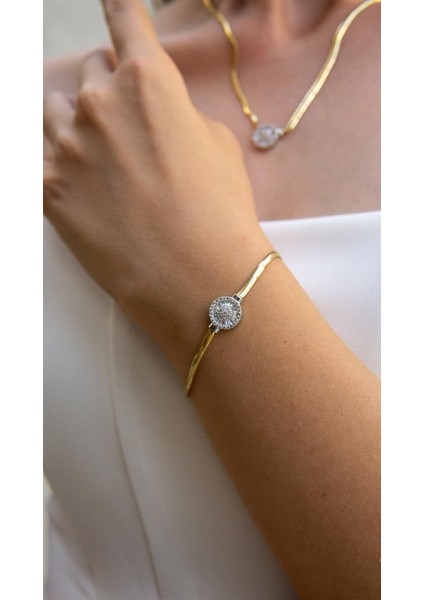 Altın Yuvarlak Baget Bileklik