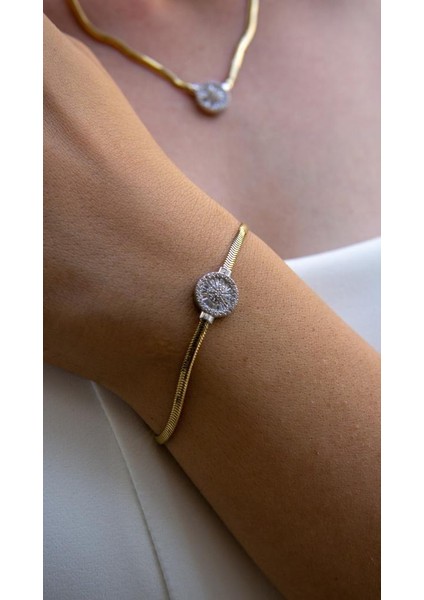 Altın Yuvarlak Baget Bileklik indirimleri