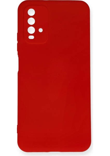 Xiaomi Redmi 9t Kılıf Nano Içi Kadife Silikon - Kırmızı 300099