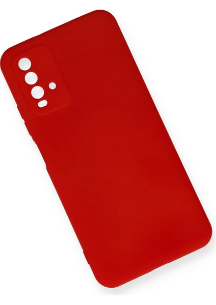 Xiaomi Redmi 9t Kılıf Nano Içi Kadife Silikon - Kırmızı 300099