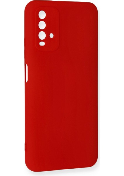 Xiaomi Redmi 9t Kılıf Nano Içi Kadife Silikon - Kırmızı 300099