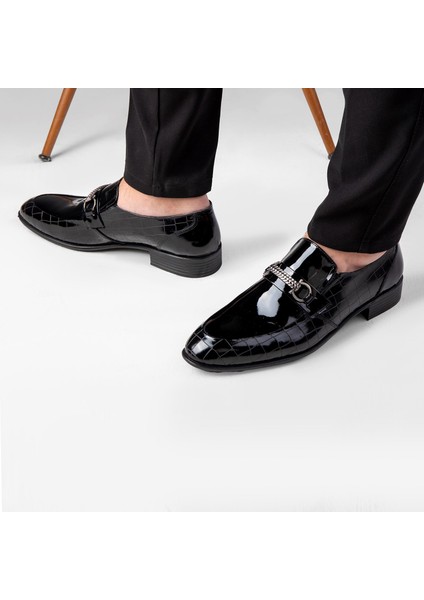 Lunta Deri Erkek Klasik Ayakkabı Loafer Klasik Ayakkabı indirimleri