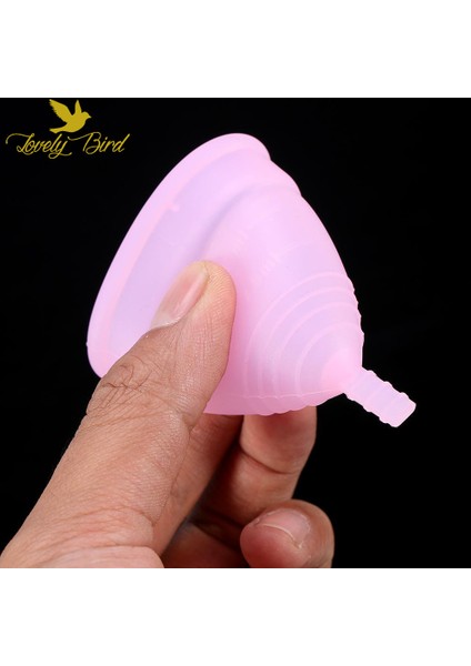 Lovelybird Menstural Cup Fda Onaylı Medikal Slikondan Yapılmış, Regl Kabı Large Beden