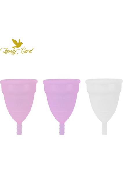 Lovelybird Menstural Cup Fda Onaylı Medikal Slikondan Yapılmış, Regl Kabı Large Beden