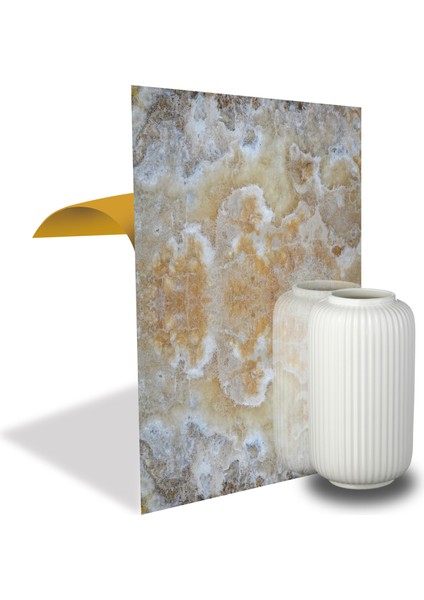 Kendinden Yapışkanlı Cappuccino Desenli Pvc Panel 41X62 cm (4 Adet) 1 M²