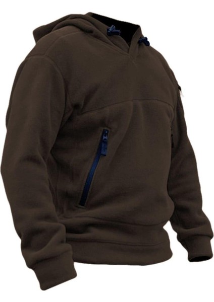 Erkek Tactical Kapüşonlu Polar