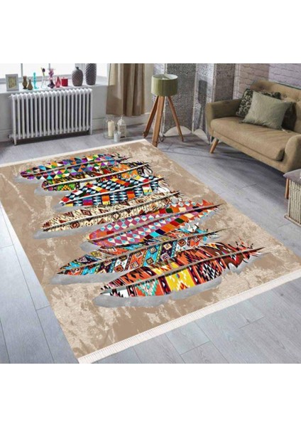 Pvc Kaymaz Taban Salon Mutfak Halısı Yolluk İ-CK-532