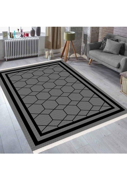 Pvc Kaymaz Taban Salon Mutfak Halısı Yolluk İ-CK-533