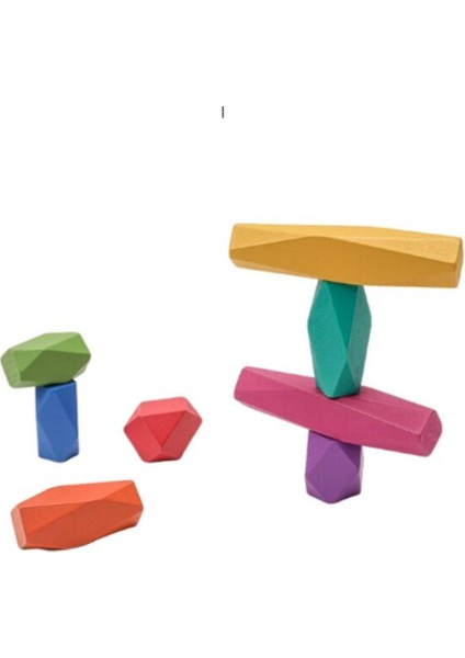 Yeni Bebek Oyuncakları, Ahşap Yapı Taşı, Renkli Taş, Yaratıcı Eğitici Oyuncaklar, Waldorf, Montessori, Iskandinav Tarzı Istifleme Oyunu Gökkuşağı Taş Ahşap Oyuncaklar. ( 8 Adet Yapı Taşı ) fiyatları