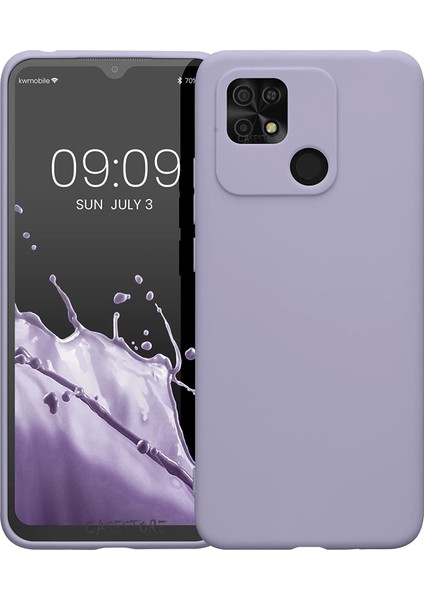 Xiaomi Redmi 10C Uyumlu Kılıf Kamera Lens Korumalı Içi Kadife Silikon Iz Yapmaz Ipeksi His Liquid Renkli Yumuşak Silikon Lansman