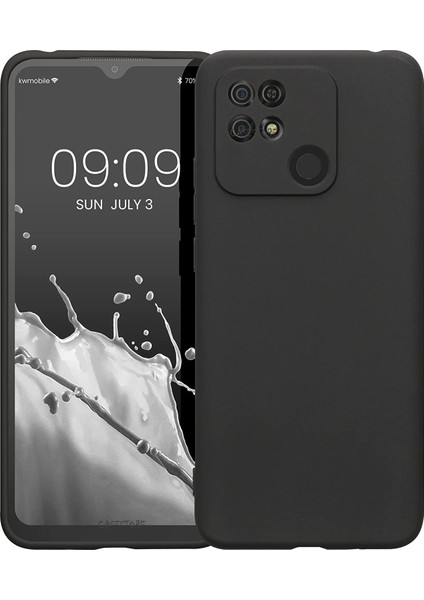 Xiaomi Redmi 10C Uyumlu Kılıf Kamera Lens Korumalı Içi Kadife Silikon Iz Yapmaz Ipeksi His Liquid Renkli Yumuşak Silikon Lansman