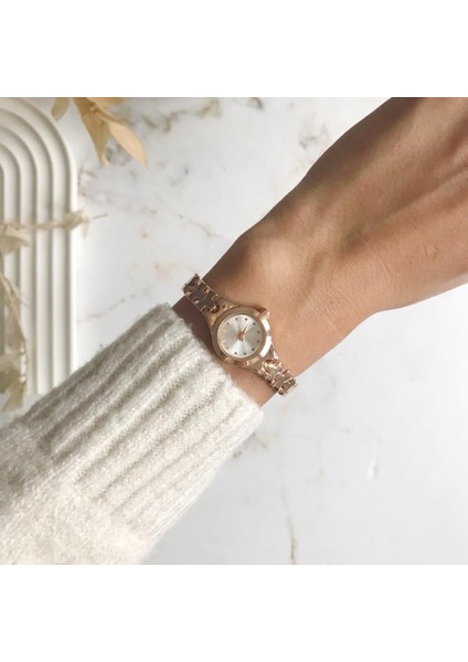 Melia Rose Kordon Beyaz Kadran Kadın Kol Saati