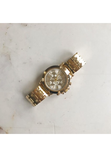 Dione Beyaz Kadran Gold Kordon Kadın Saat modelleri