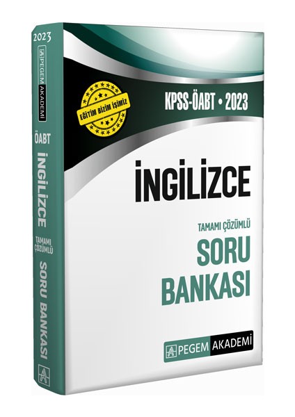 2023 KPSS ÖABT İngilizce Soru Bankası