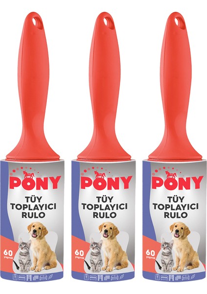 Kedi Köpek Tüy Toplayıcı Rulo 3'lü Set