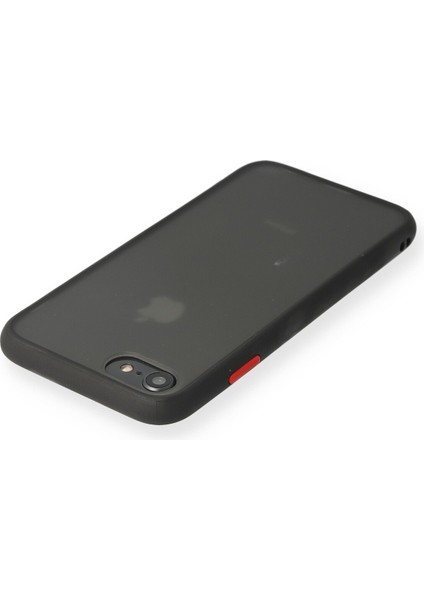 Iphone Se 2020 Kılıf Montreal Silikon Kapak - Siyah 300099