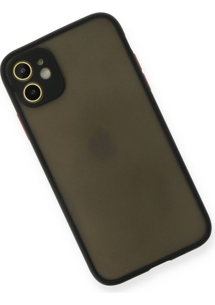 Iphone 11 Kılıf Montreal Silikon Kapak - Siyah