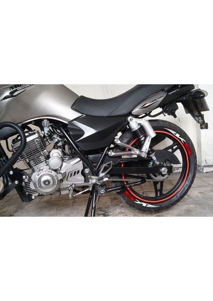 Motorsiklet Rks Lastik Sticker Lastik Yanağı Yazısı Stiker 8 Adet