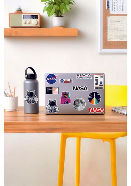 Nasa Temalı Laptop Notebook Tablet Sticker Set 1