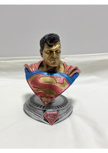 Dc Superman Dekoratif Biblo Büst Figür Heykel