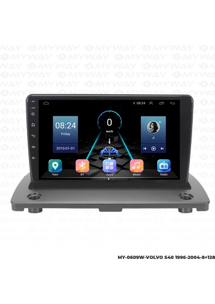 Volvo S40 Android Carplay Multimedya Navigasyon Ekran Teyp 8GB+128GB