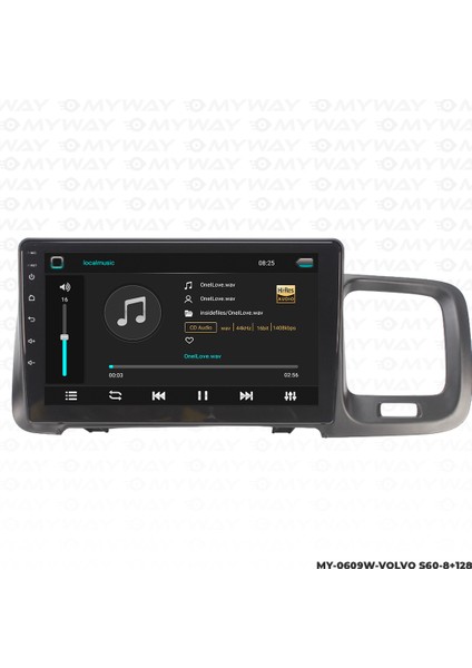 Volvo S60 Android Carplay Multimedya Navigasyon Ekran Teyp 8GB+128GB