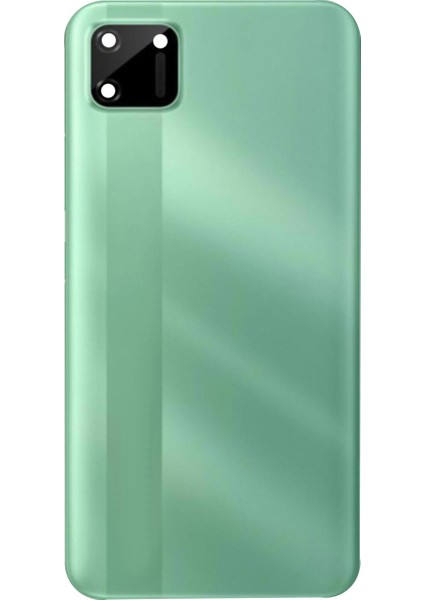 Teknonet Realme C11 4g Uyumlu Kamera Camlı Batarya Kapağı