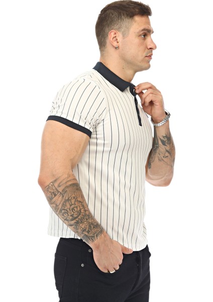 S.p.q.o.r Erkek Polo T-Shirt Lıbertas Beyaz modelleri