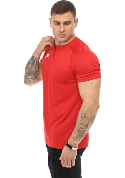 Erkek T-Shirt Vulcan Kırmızı