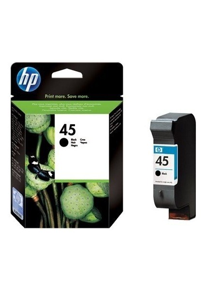 Hp 45 Büyük Siyah Kartuş 51645AE / 51645A