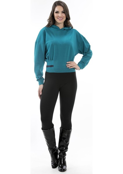 Kapüşonlu Bel Detaylı Sweatshirt (B20-16790) fırsatları