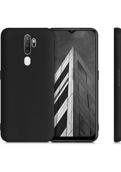 Oppo A5 2020 / A9 2020 Uyumlu Kılıf Kamera Lens Korumalı Içi Kadife Silikon Iz Yapmaz Ipeksi His Liquid Renkli Yumuşak Silikon Lansman