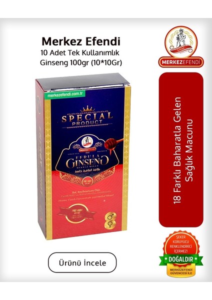 Mesir Macunu 5 Adet Tek Kullanımlık Ferula 100 gr (5 x 10 gr)