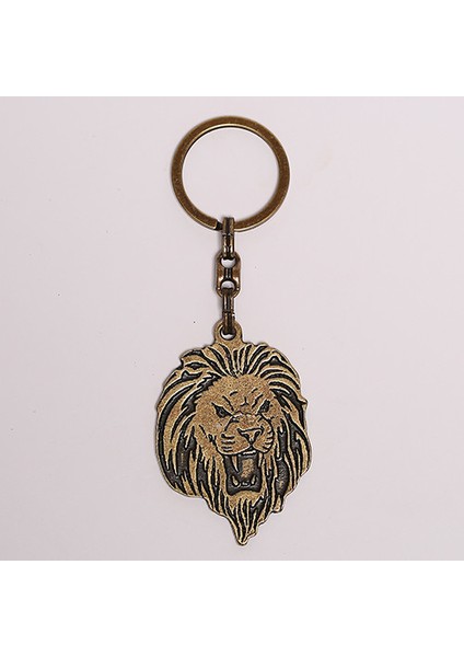 Aslan Figürlü Anahtarlık-(Bakır-Crom MODELİ)-ANAH232