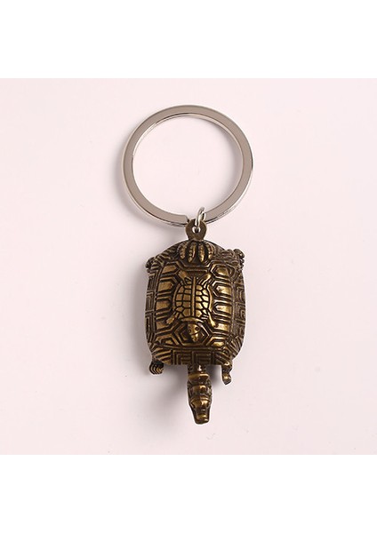 Bronz Timsah Figür Tasarımlı Metal ANAHTARLIK-ANAH254