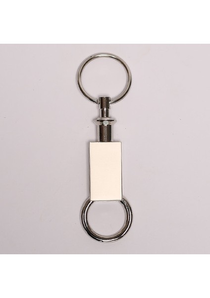 Çelik Gümüş Rengi ANAHTARLIK-ANAH272